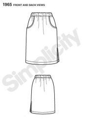 1965E SKIRT BK